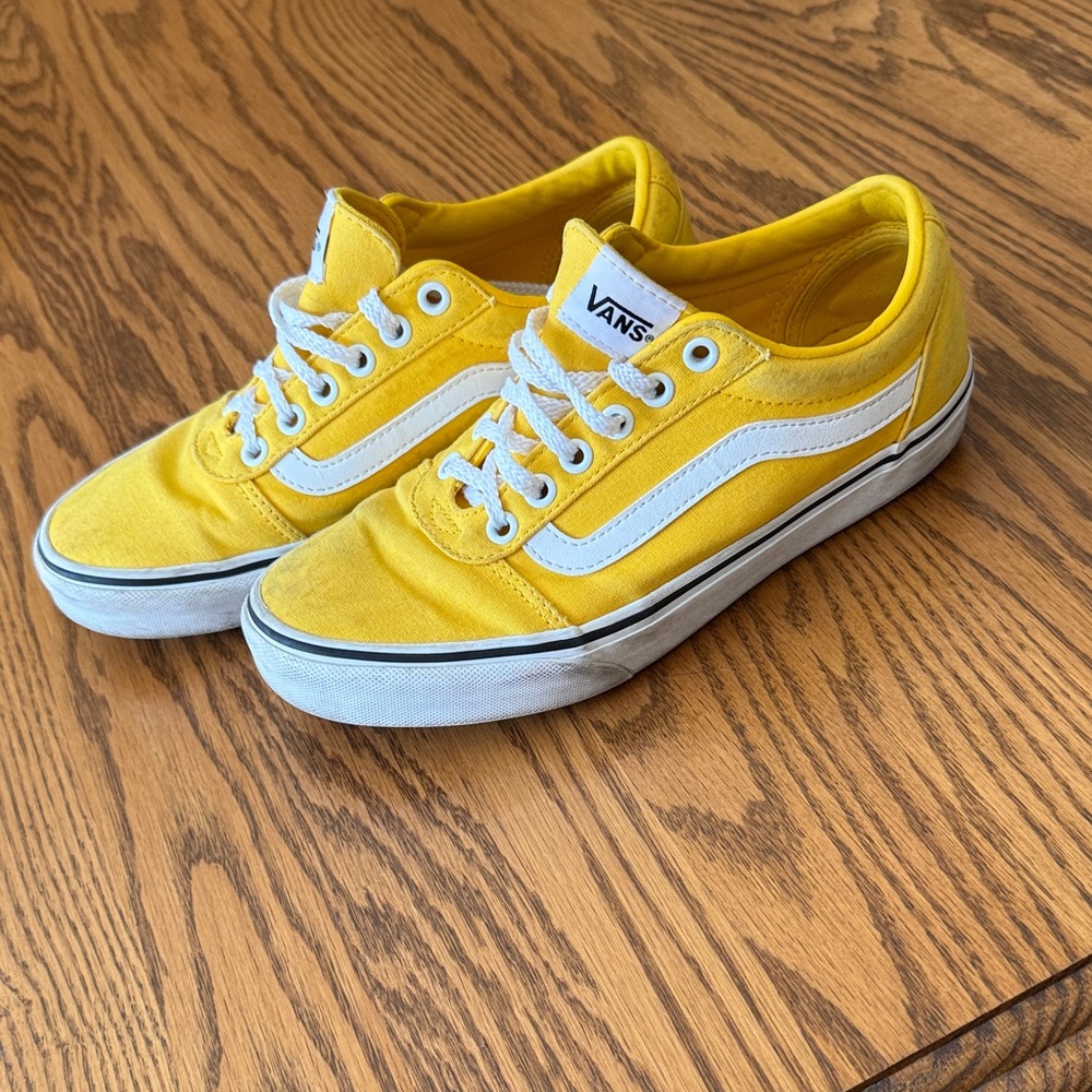 Vans Bright Yellow Sneakers size 8
